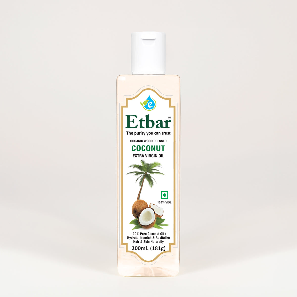 Coconut Extra Virgin Oil: For Skin & Hair